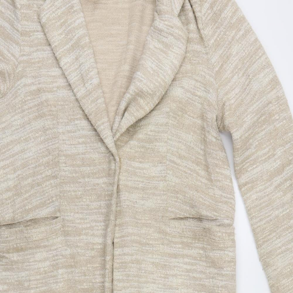 F&F Womens Ivory   Overcoat Coatigan Size 12