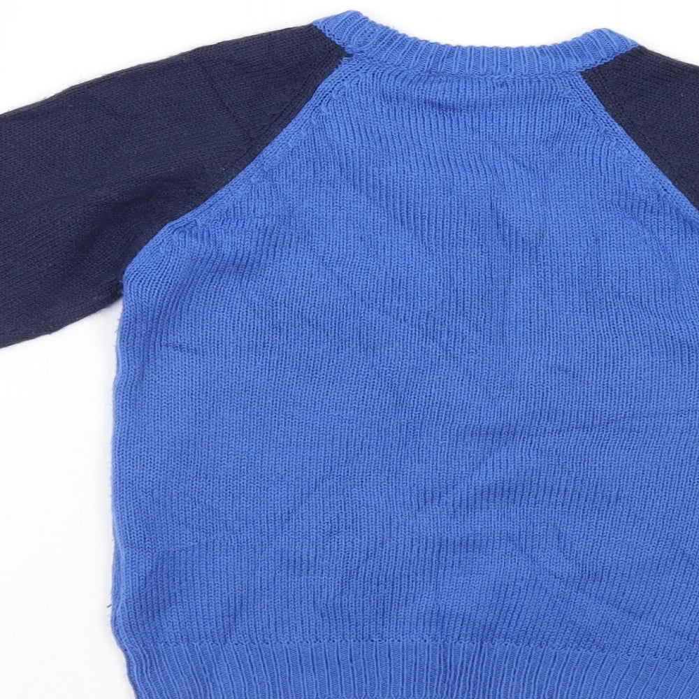 PEP & CO Girls Blue   Pullover Jumper Size 4-5 Years