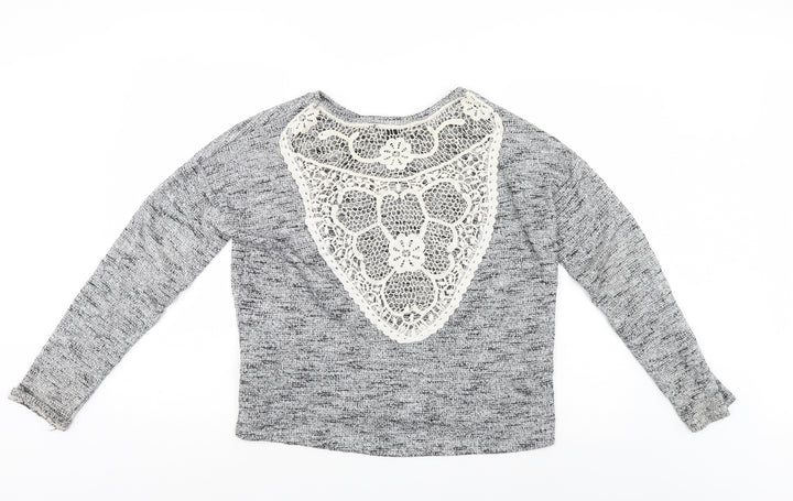 FOREVER 21 Womens Grey Pullover Jumper Size M