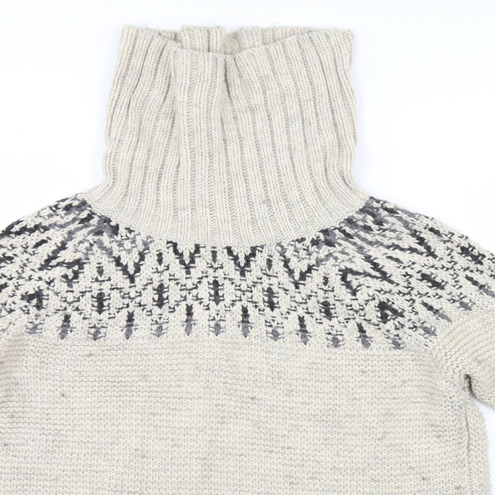 M&S Womens Ivory   Pullover Jumper Size 10