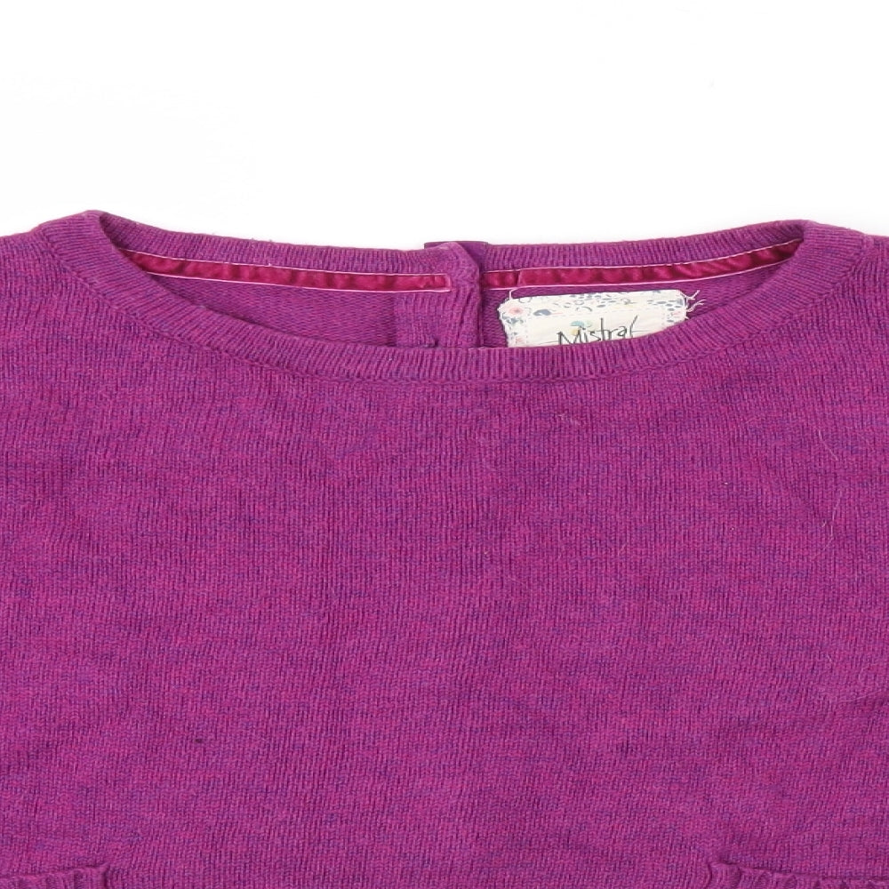 Mistral Womens Purple   Pullover Jumper Size 8