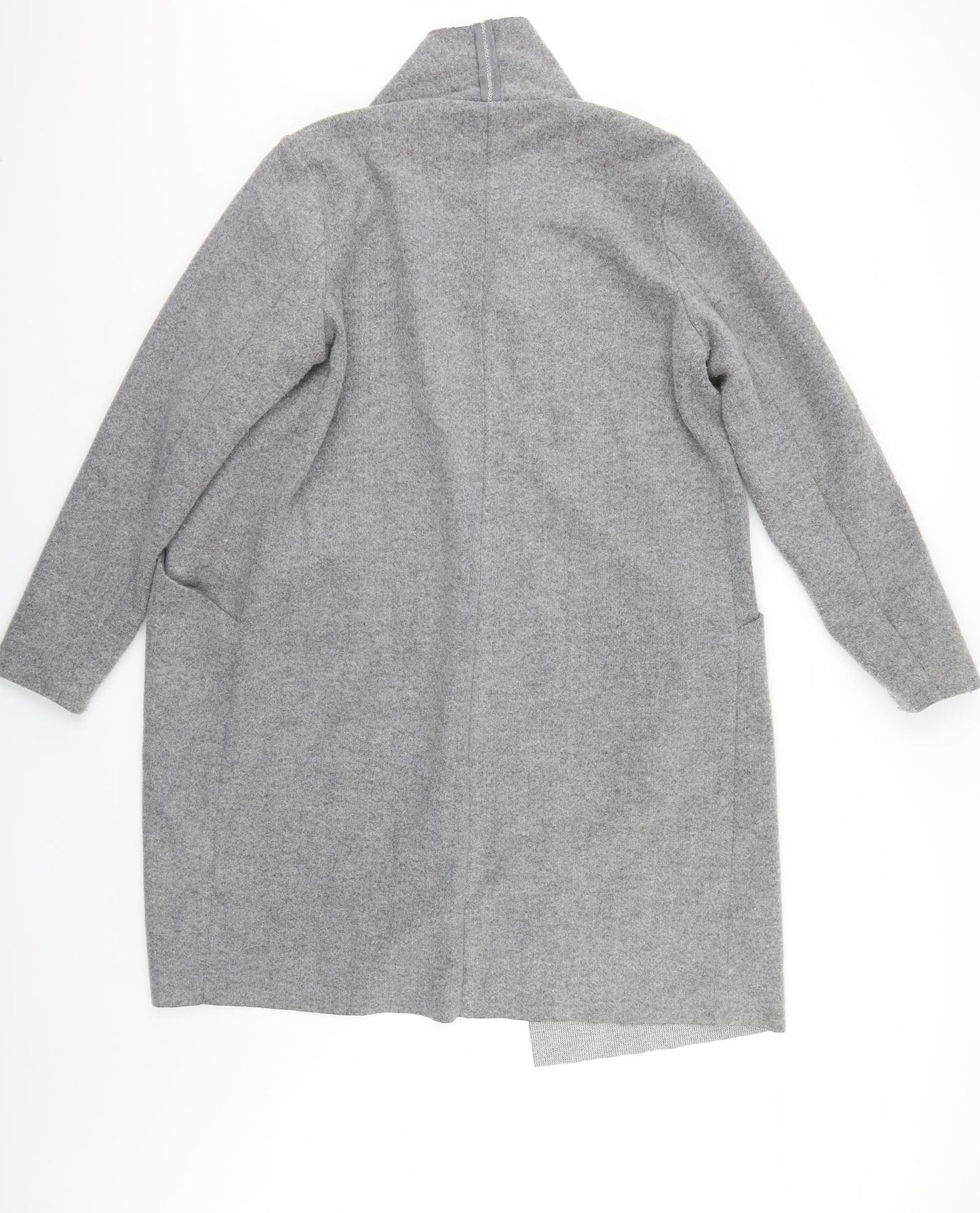 Priark Womens Grey   Overcoat Coatigan Size 14