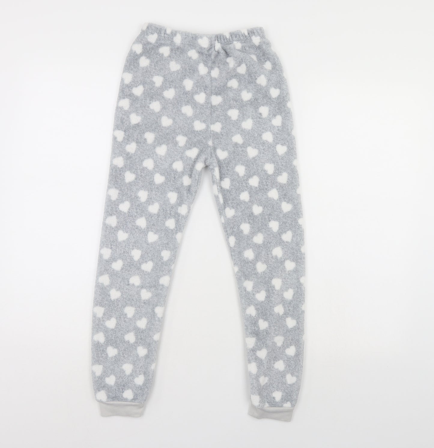 Primark Girls Grey Polka Dot   Pyjama Pants Size 9-10 Years
