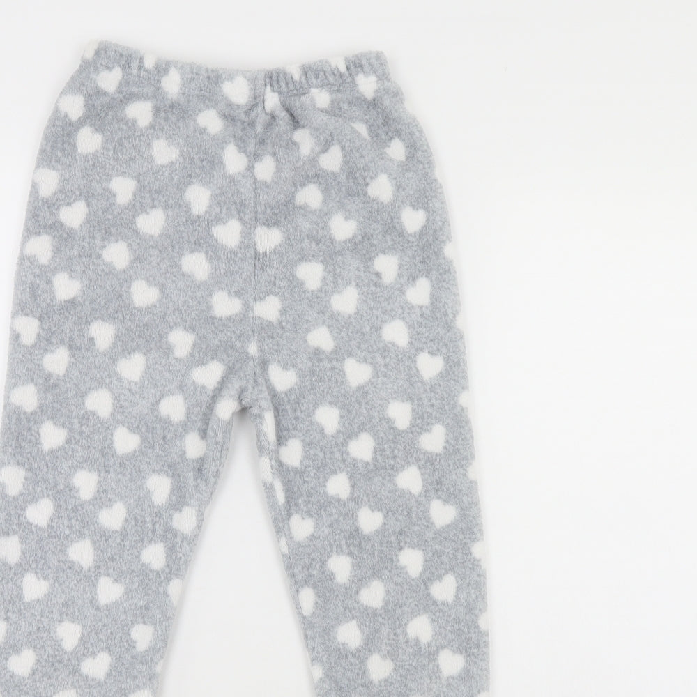 Primark Girls Grey Polka Dot   Pyjama Pants Size 9-10 Years