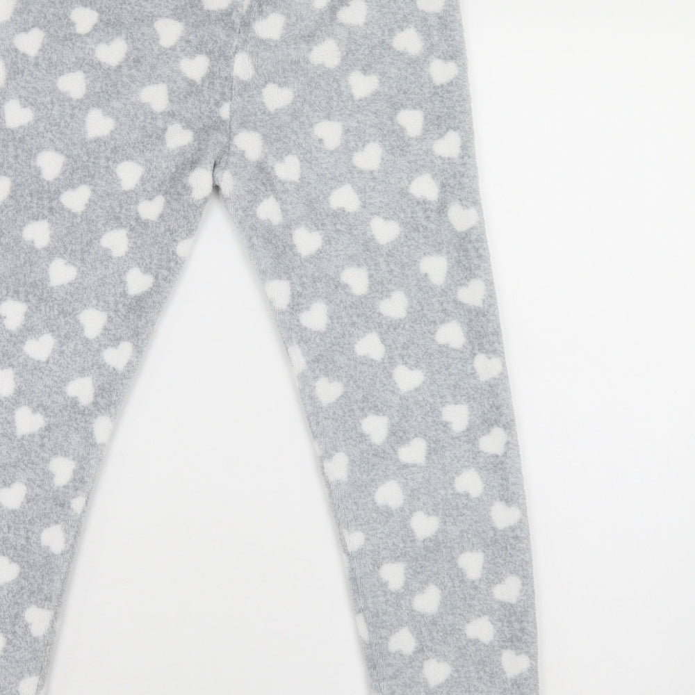 Primark Girls Grey Polka Dot   Pyjama Pants Size 9-10 Years