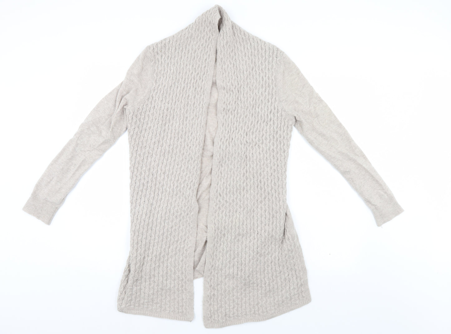 Cynthia Rowley Womens Ivory   Cardigan Jumper Size L