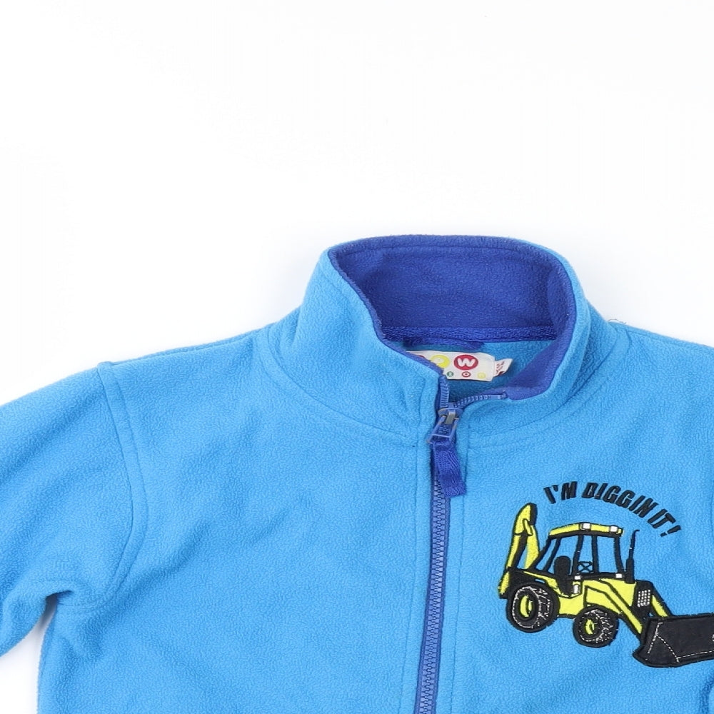 JPW Boys Blue   Windbreaker Jacket Size 3-4 Years