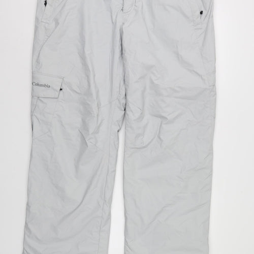 Columbia Mens Grey   Snow Pants Trousers Size L L32 in