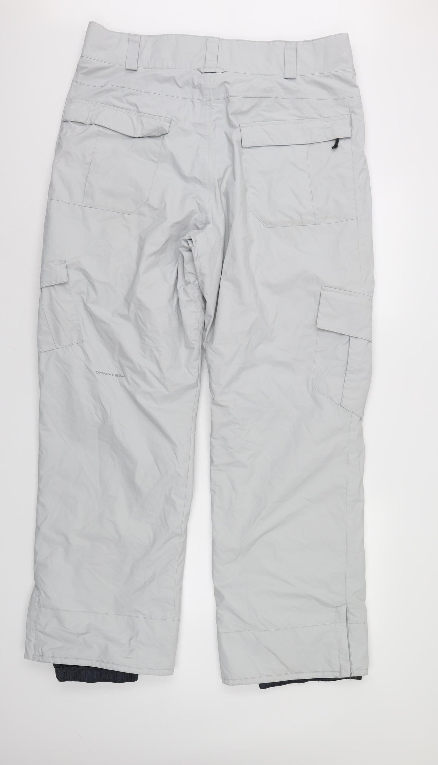 Columbia Mens Grey   Snow Pants Trousers Size L L32 in