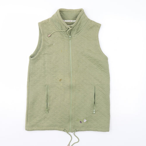 Country Rose Womens Green   Gilet Jacket Size 10
