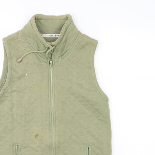 Country Rose Womens Green   Gilet Jacket Size 10