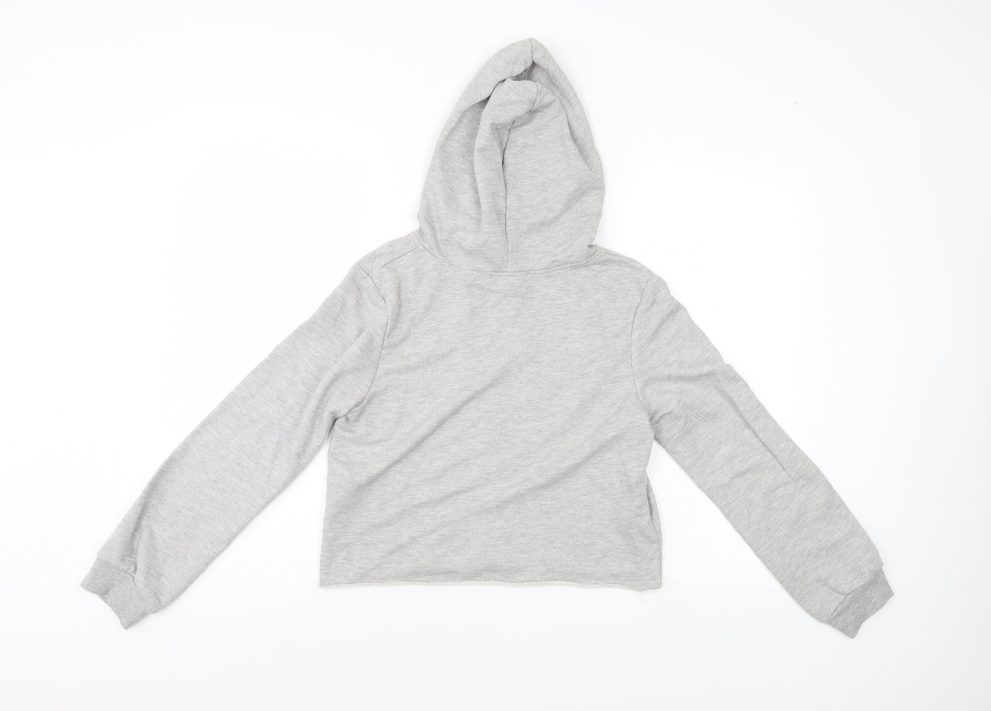 Primark Womens Grey   Pullover Hoodie Size 8  - cropped