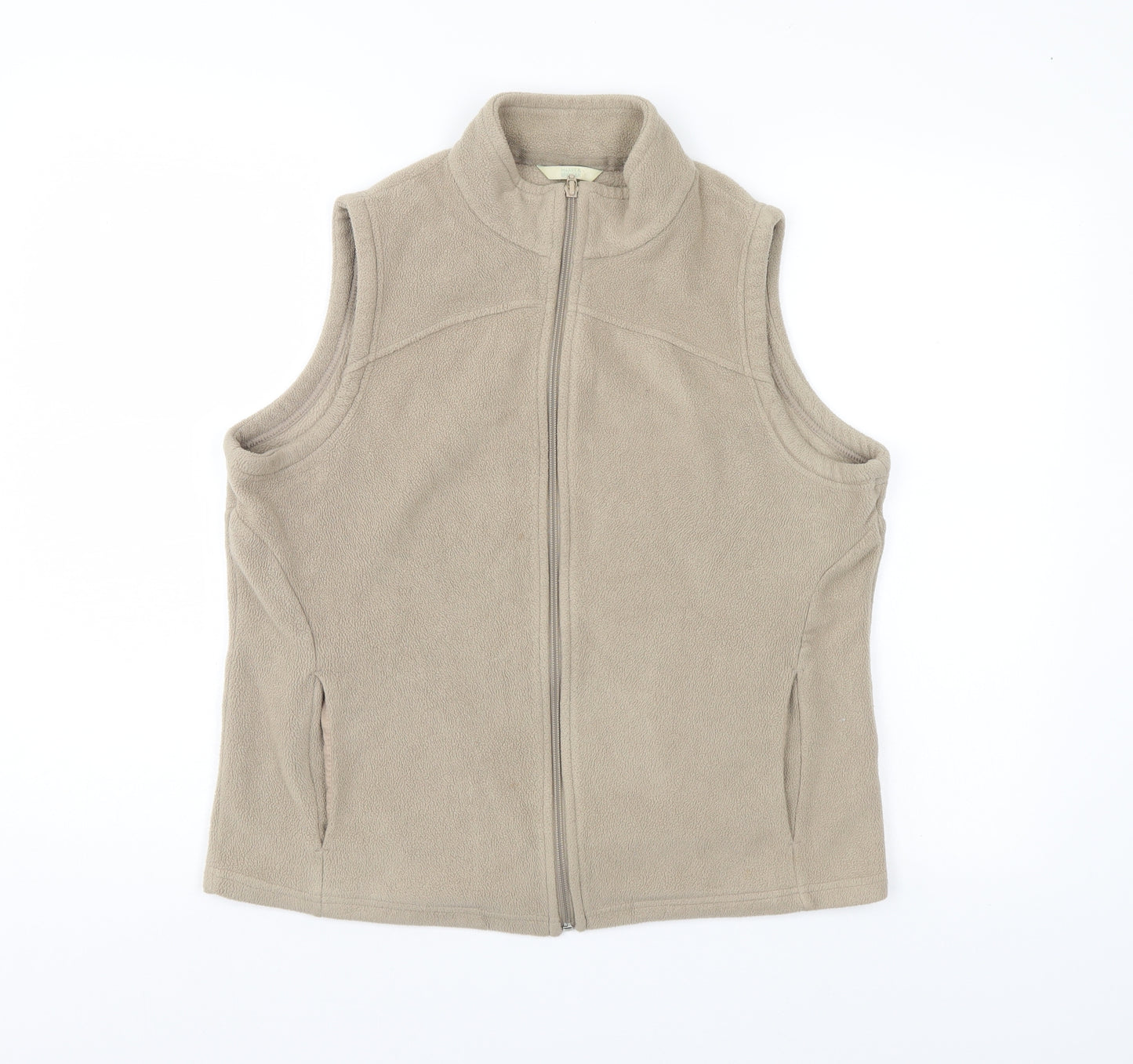 Marks and Spencer Womens Beige   Gilet Jacket Size 18