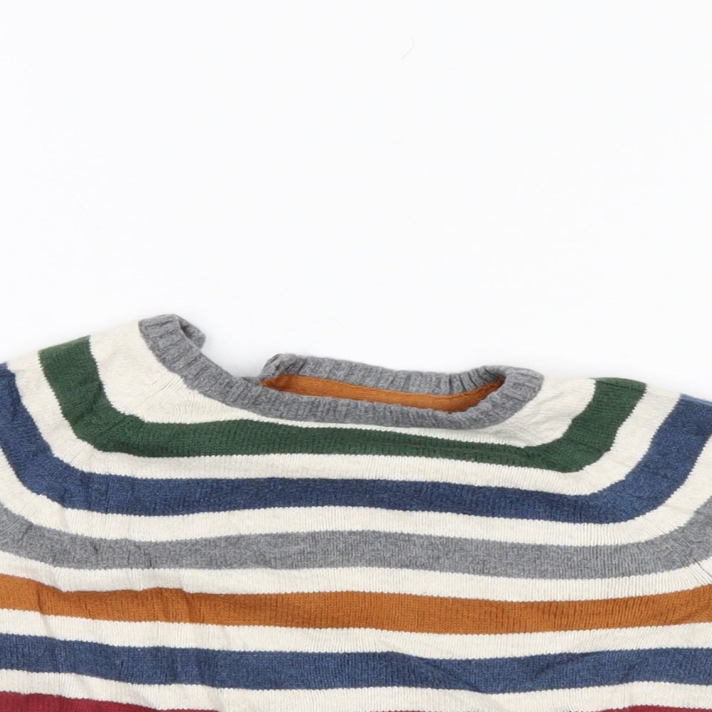 H&M Boys Multicoloured Striped  Pullover Jumper Size 12-18 Months