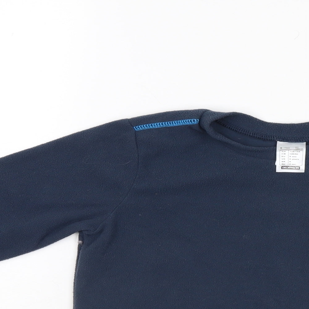 DECATHLON Boys Blue   Pullover Sweatshirt Size 6 Years