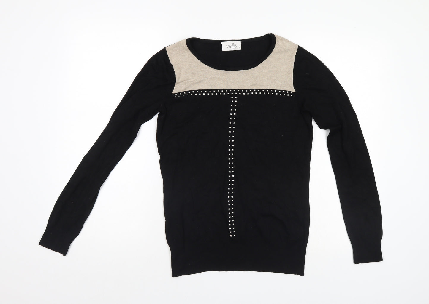 Wallis Womens Multicoloured   Pullover Jumper Size 10