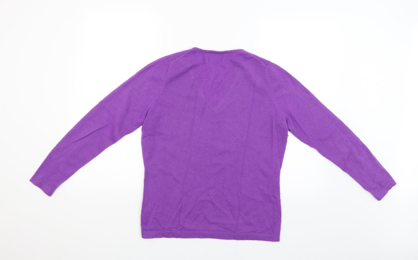 PURE Collection Womens Purple   Pullover Jumper Size 14