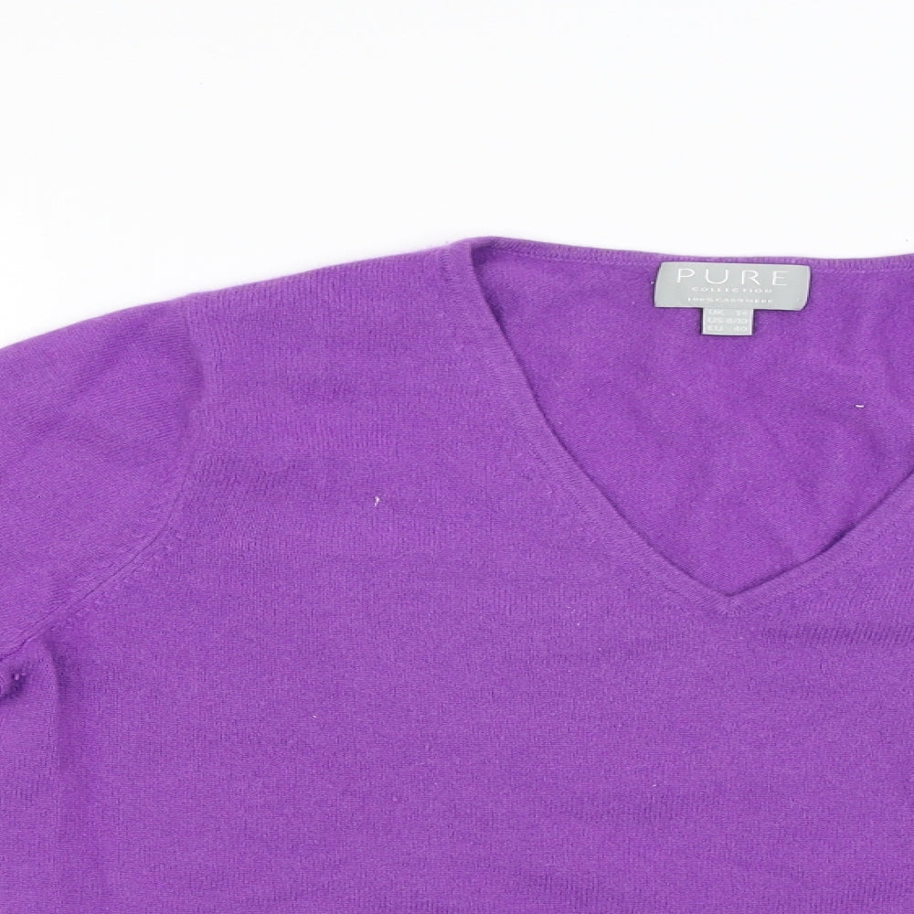 PURE Collection Womens Purple   Pullover Jumper Size 14