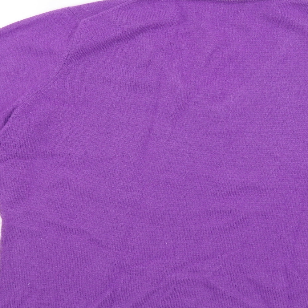 PURE Collection Womens Purple   Pullover Jumper Size 14