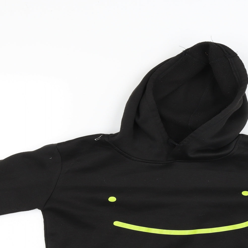 Preworn Mens Black   Pullover Hoodie Size XS