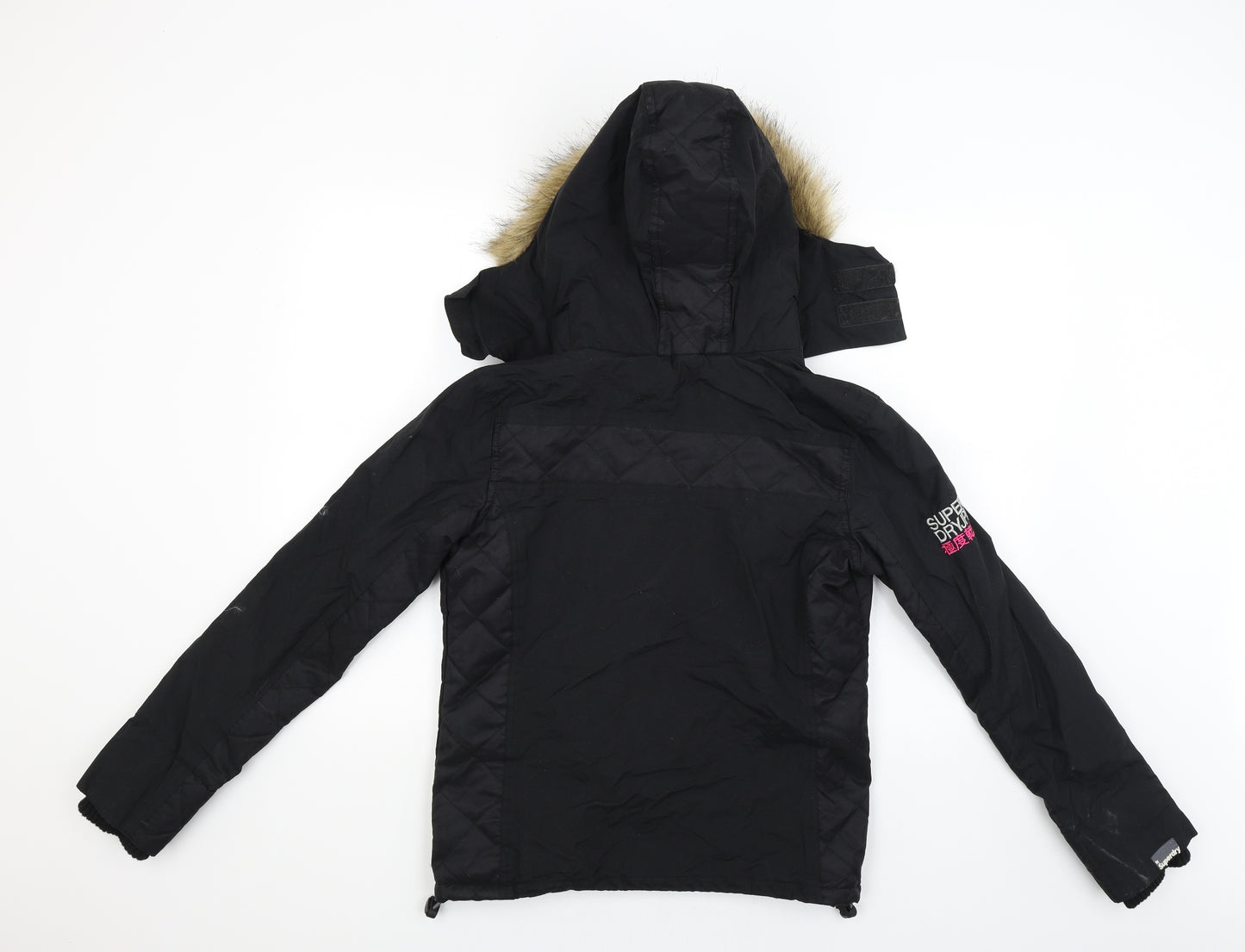 Superdry Womens Black   Jacket Coat Size S