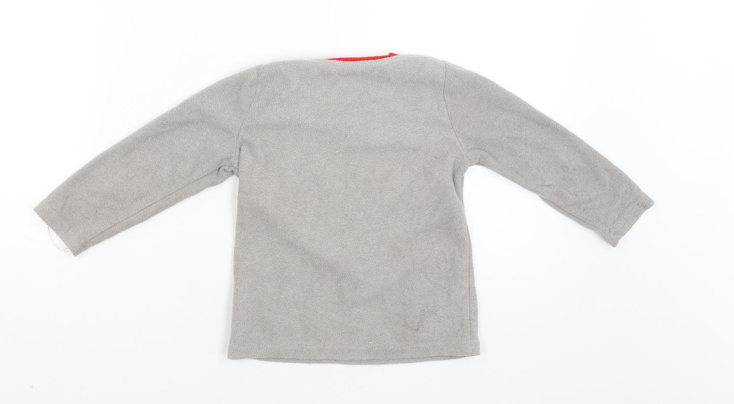 Rebel Boys Grey   Pullover Jumper Size 2-3 Years