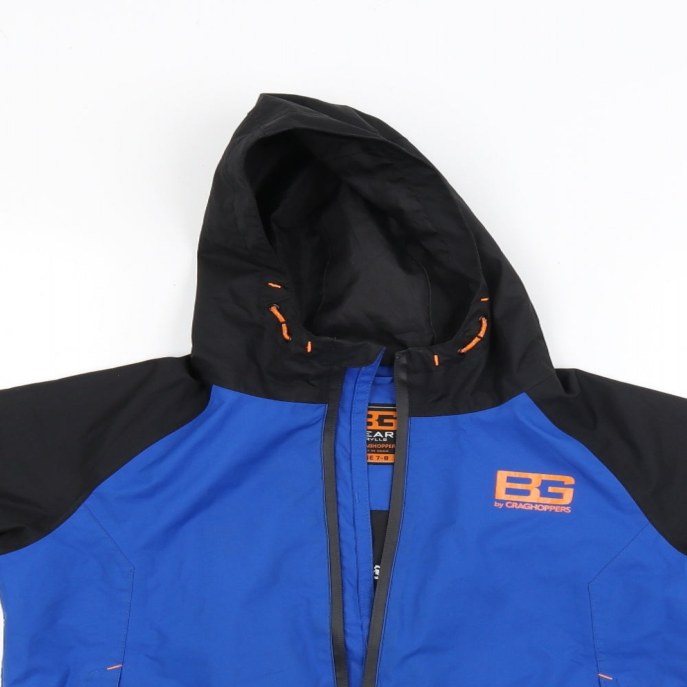 Craighoppers Boys Blue   Jacket Coat Size 7-8 Years  - Bear Grills