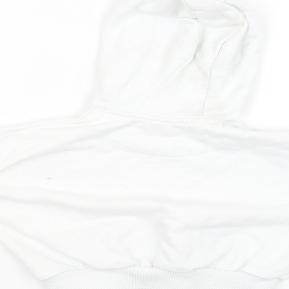F&F Girls White   Pullover Hoodie Size 4-5 Years