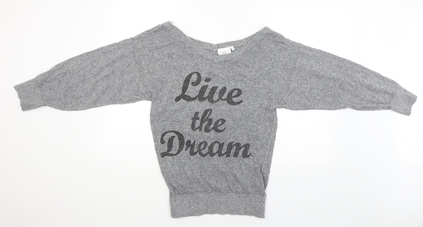 New Look Womens Green   Pullover Jumper Size 14