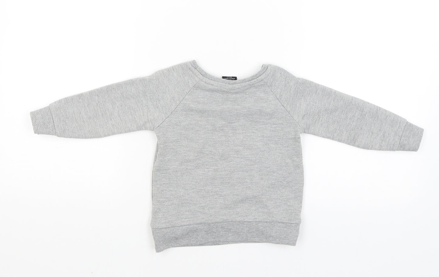 Disney Boys Grey   Pullover Jumper Size 12-18 Months