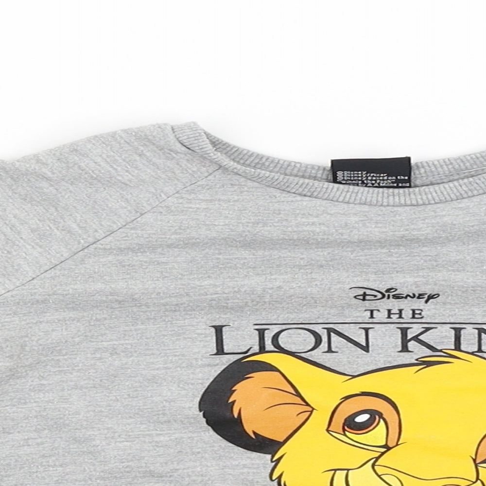 Disney Boys Grey   Pullover Jumper Size 12-18 Months