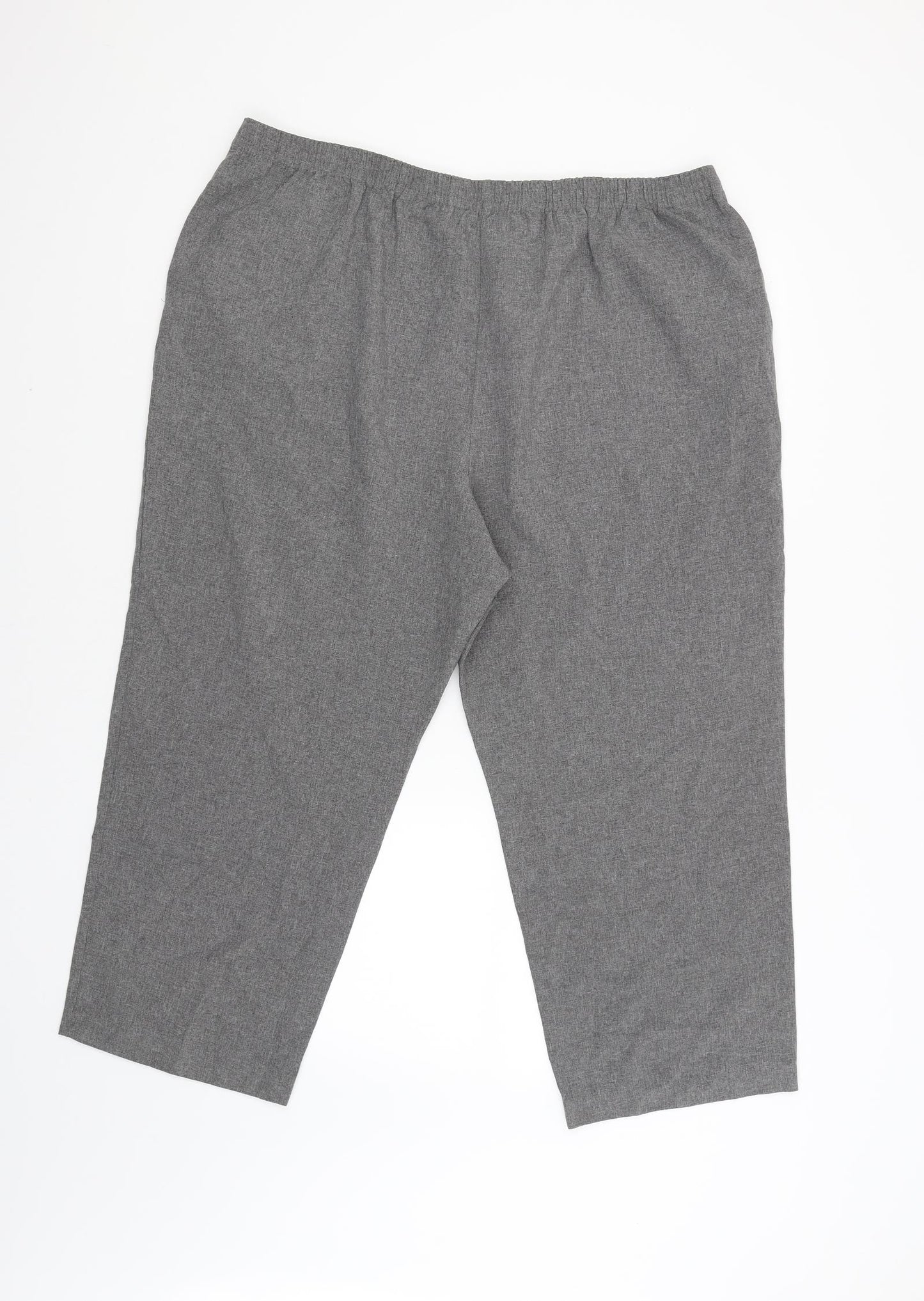 Petite Womens Grey   Trousers  Size 20 L24 in