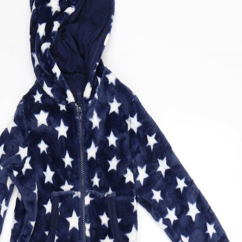 M&S Boys Blue Solid   One Piece Size 5-6 Years