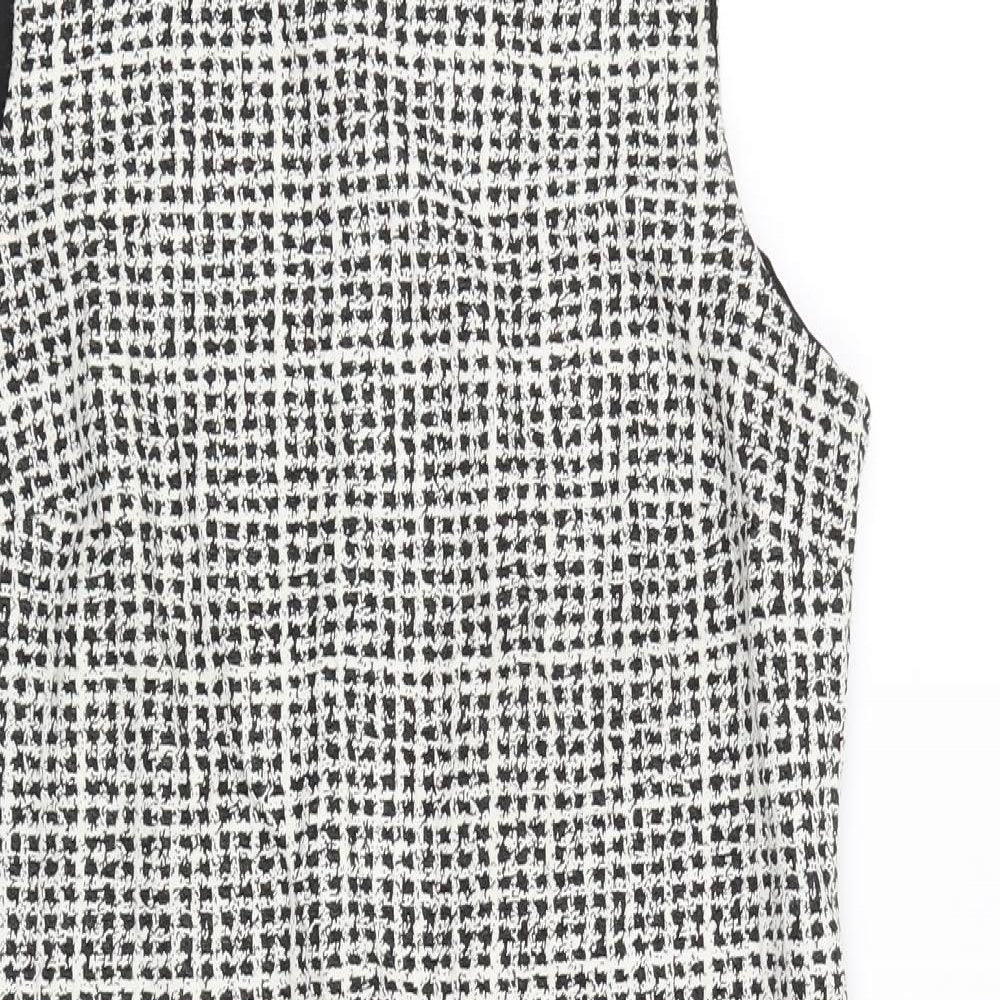 Dorothy Perkins Womens White   Tank Dress  Size 8