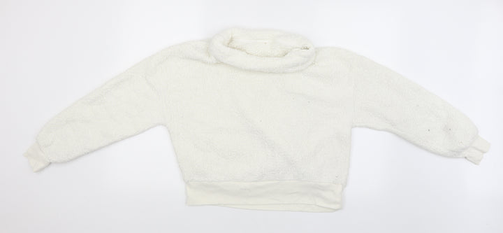 George Womens White Pullover Jumper Size 12