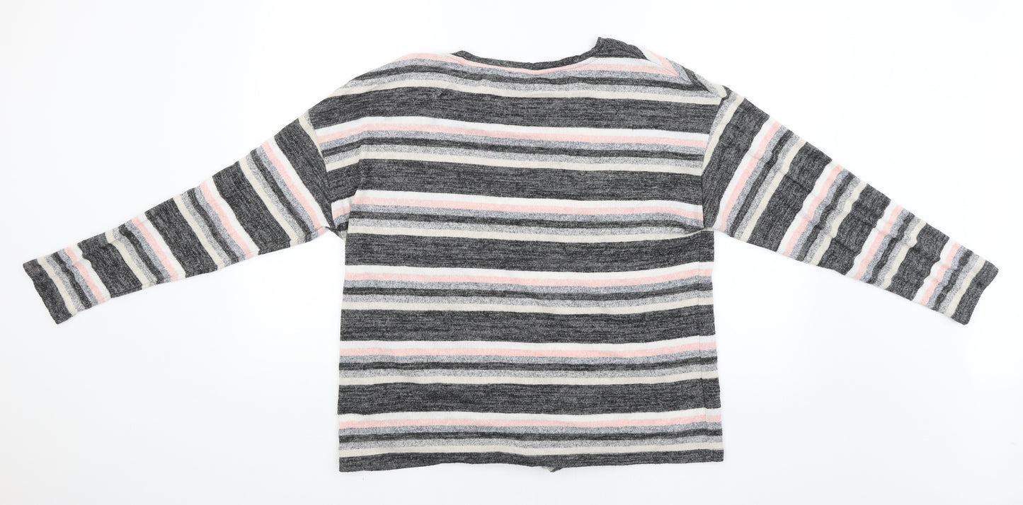 Dorothy Perkins Womens Multicoloured Striped  Pullover Jumper Size 12