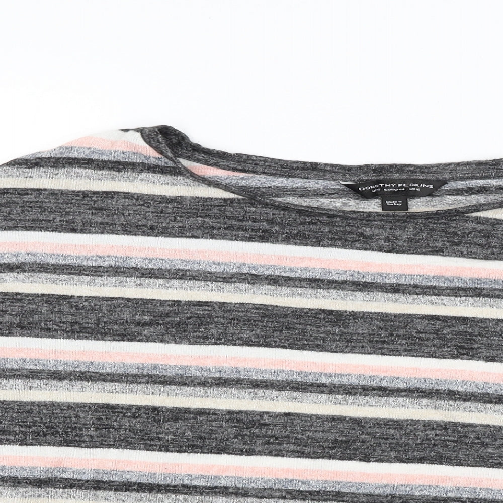 Dorothy Perkins Womens Multicoloured Striped  Pullover Jumper Size 12