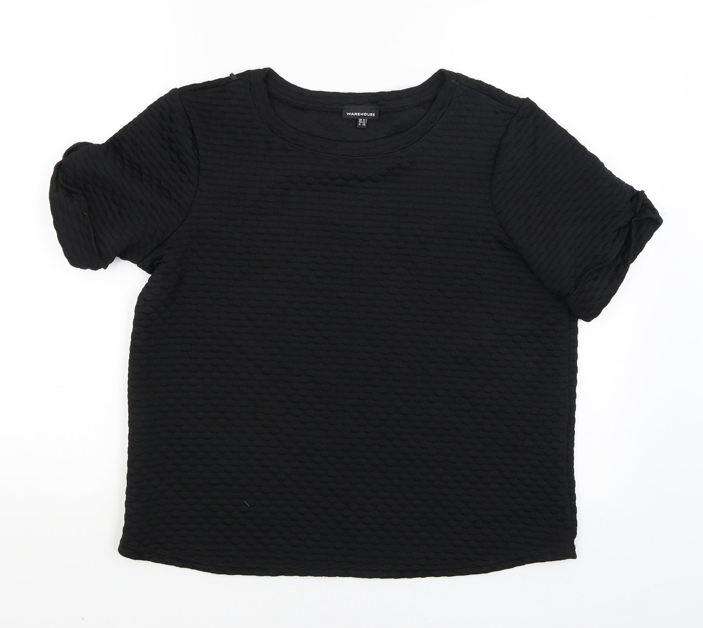 Warehouse Womens Black   Pullover Jumper Size 14