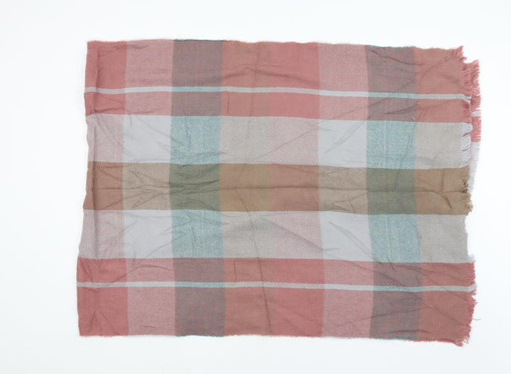 Preworn Womens Multicoloured Check   Shawl/Wrap
