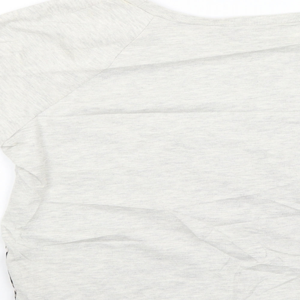 Warehouse Womens Beige Animal Print  Pullover Jumper Size 12