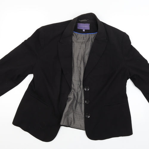 Automany Womens Black   Jacket  Size 18