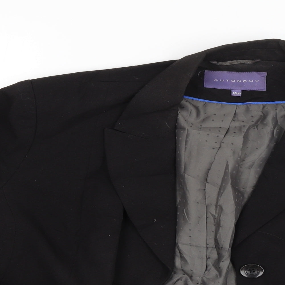 Automany Womens Black   Jacket  Size 18