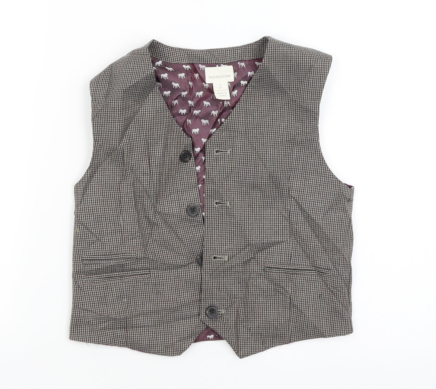 Monsoon Boys Grey   Jacket  Size 9 Years