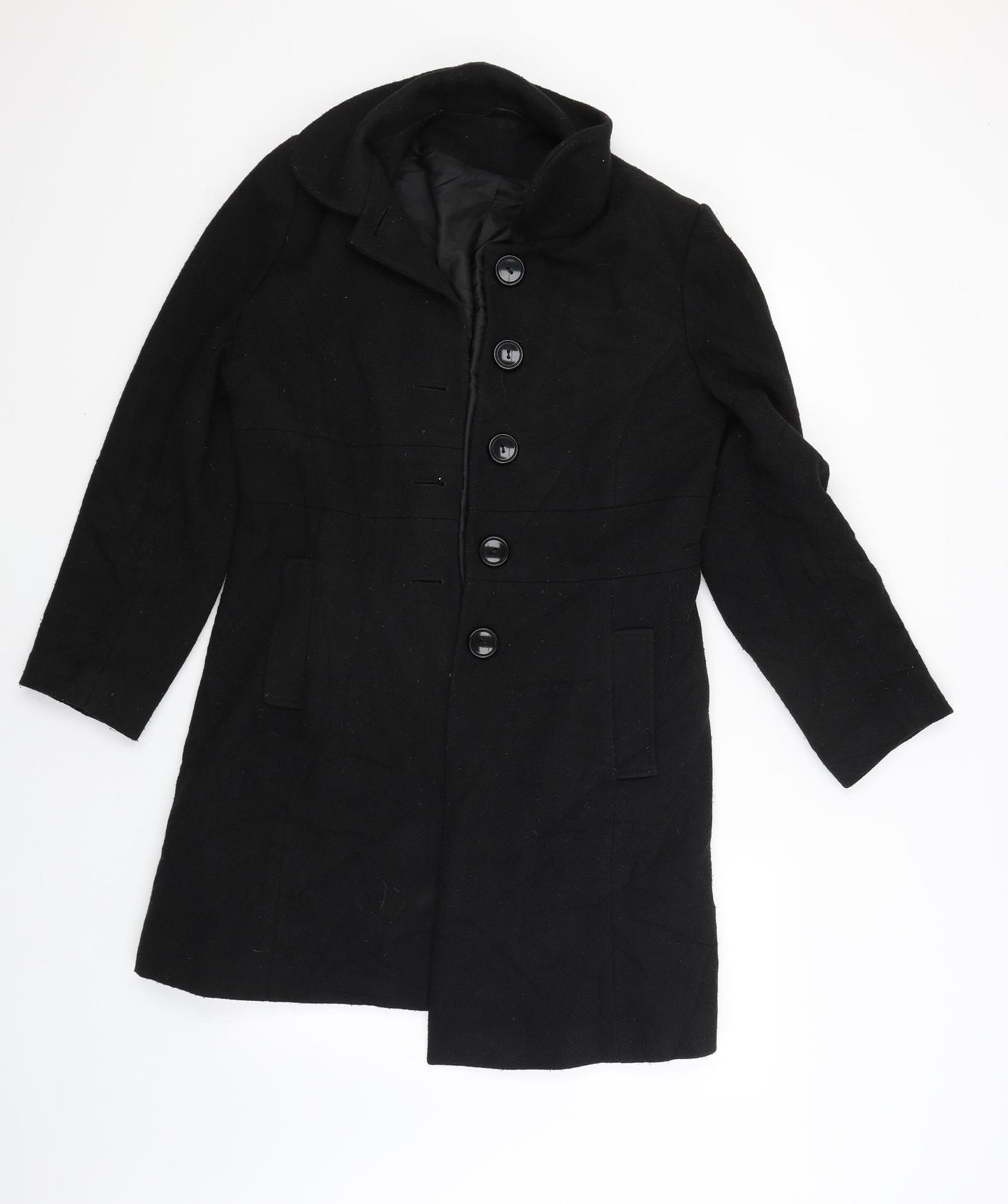Dorothy Perkins Womens Black   Jacket Coat Size 14