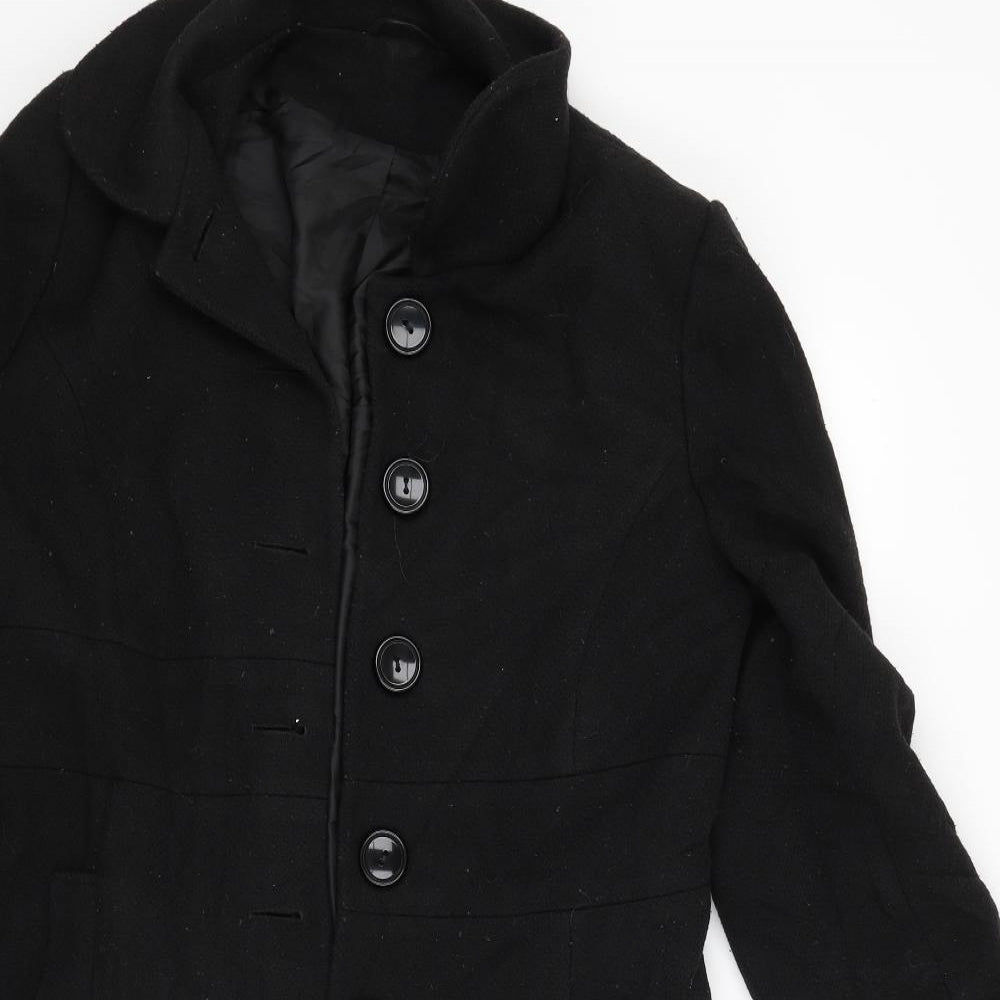 Dorothy Perkins Womens Black   Jacket Coat Size 14