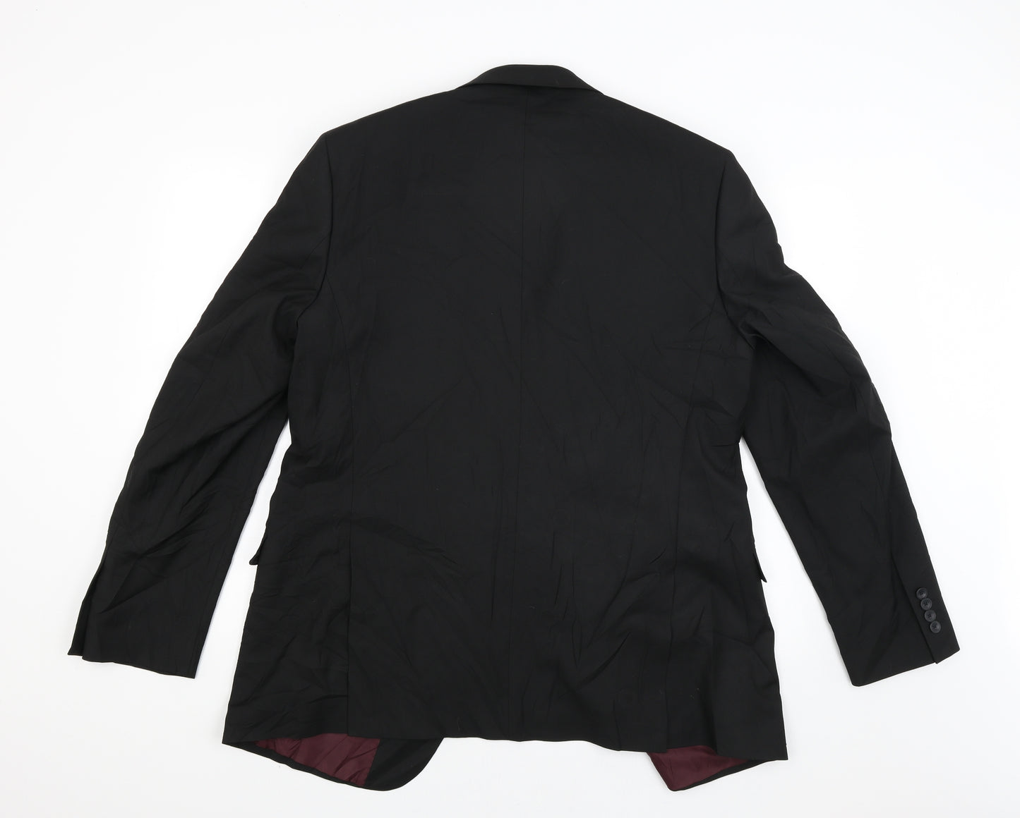 M&S Mens Black   Jacket Blazer Size 44