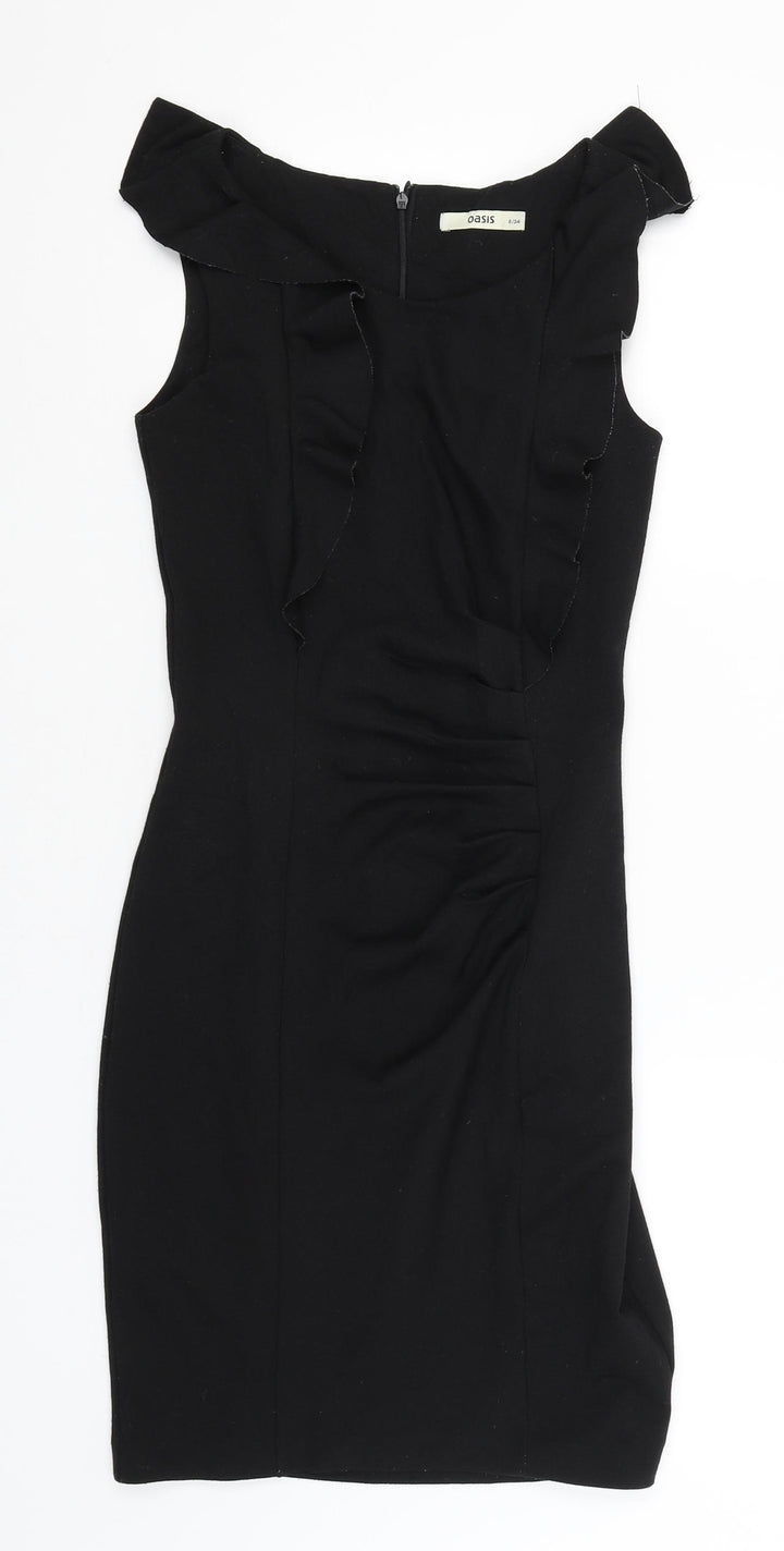 Oasis Womens Black Tank Dress Size 8