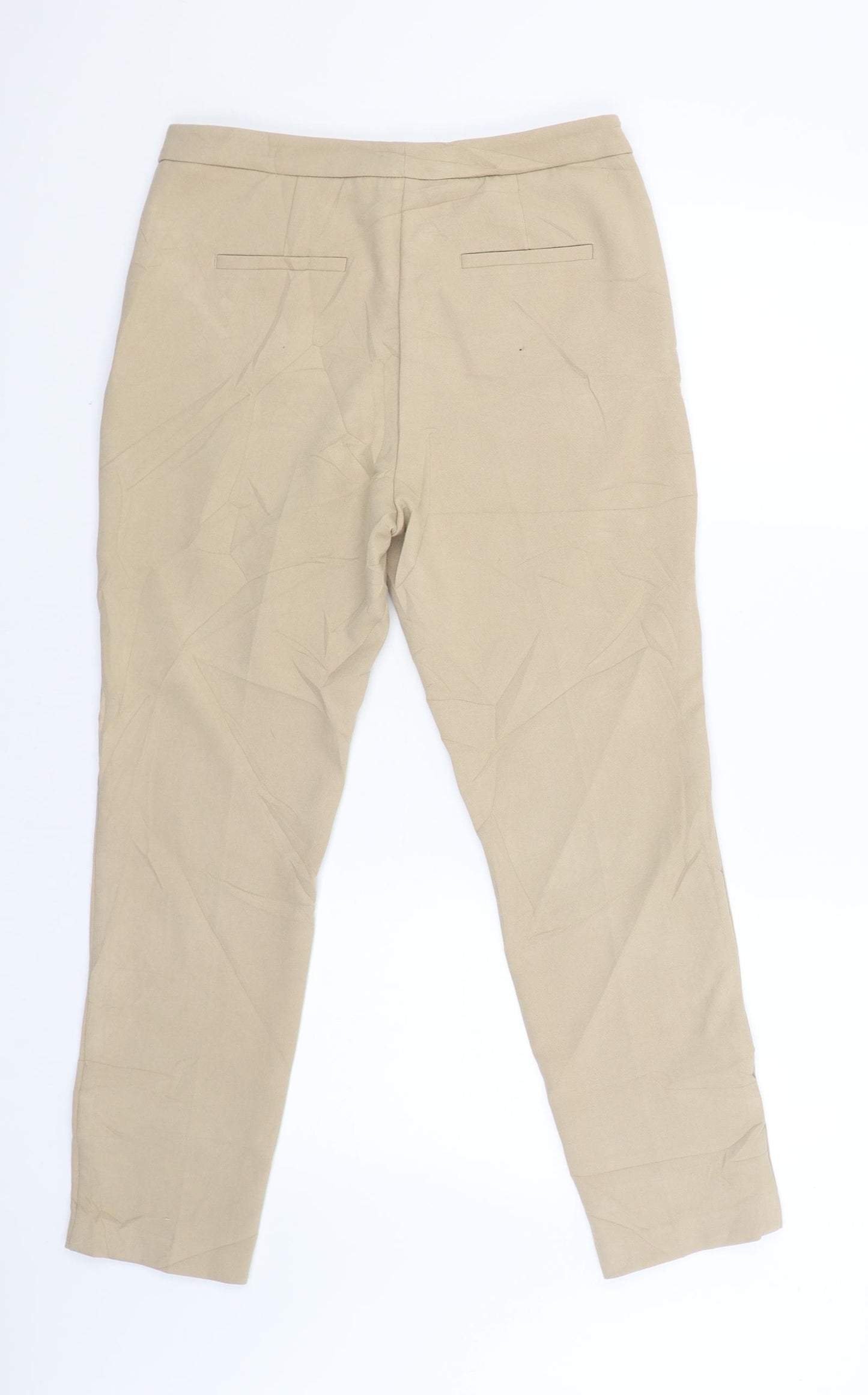Autograph Womens Beige   Trousers  Size 10 L26 in