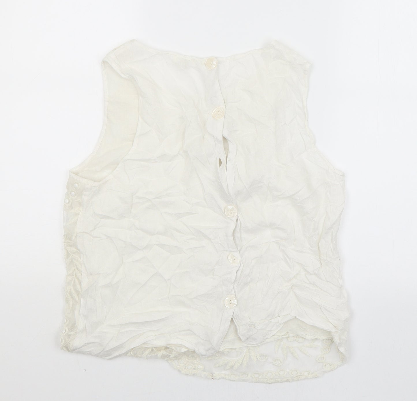 River Island Womens White   Tank Dress  Size 14