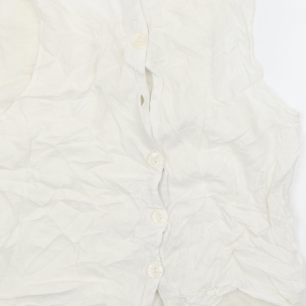 River Island Womens White   Tank Dress  Size 14